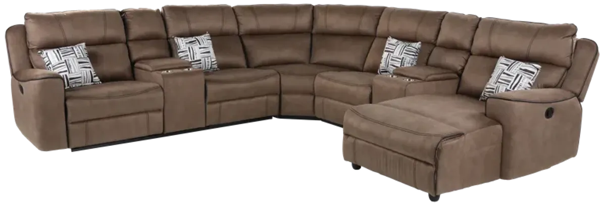 4 PIECE RECLINING SECTIONAL