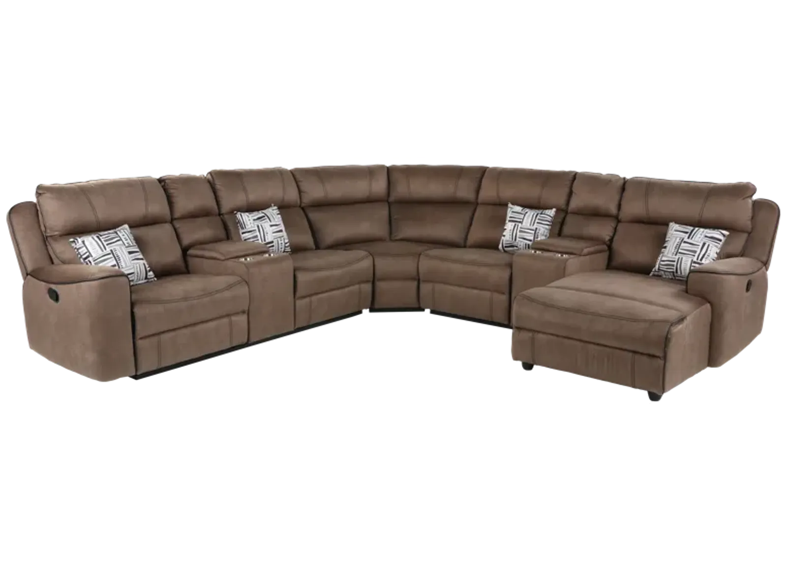 4 PIECE RECLINING SECTIONAL