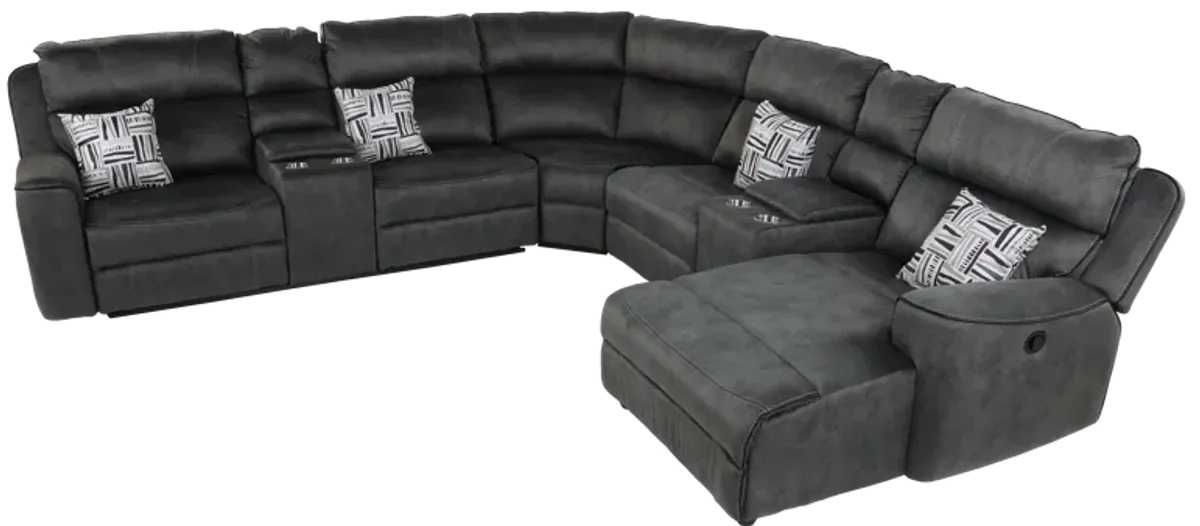 4 PIECE RECLINING SECTIONAL