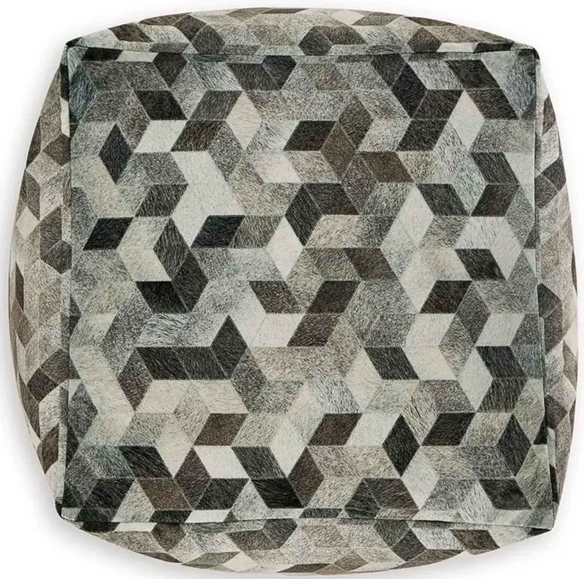 Albermarle - Gray / Brown - Pouf