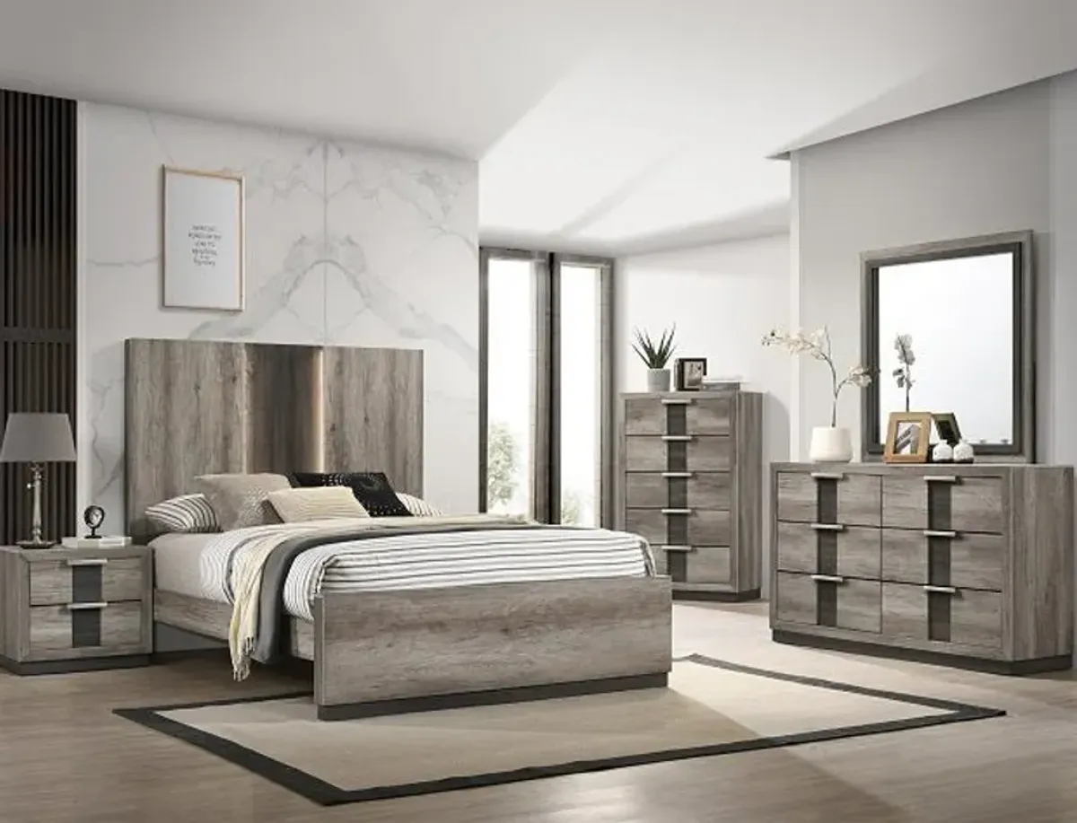 RANGLEY 6 PIECE BEDROOM SET - KING