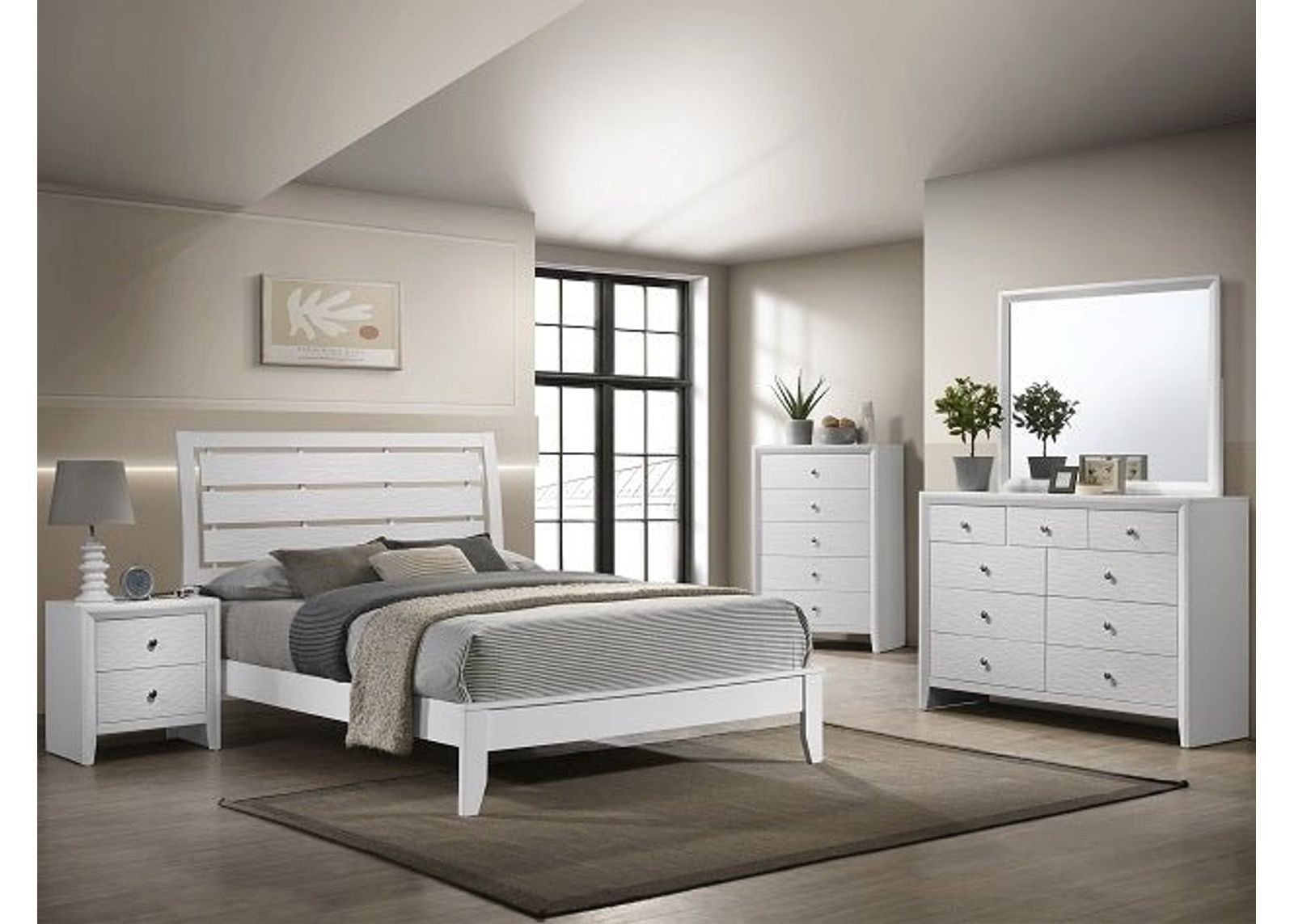 EVAN 6 PIECE BEDROOM SET - KING