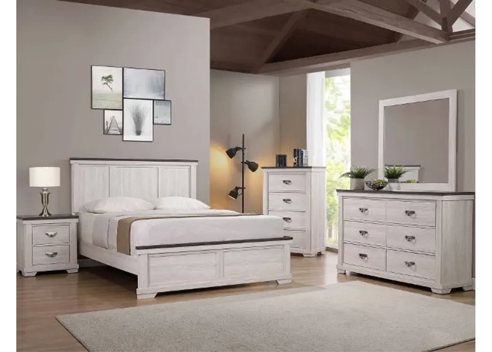 LEIGHTON 6 PIECE BEDROOM SET - QUEEN