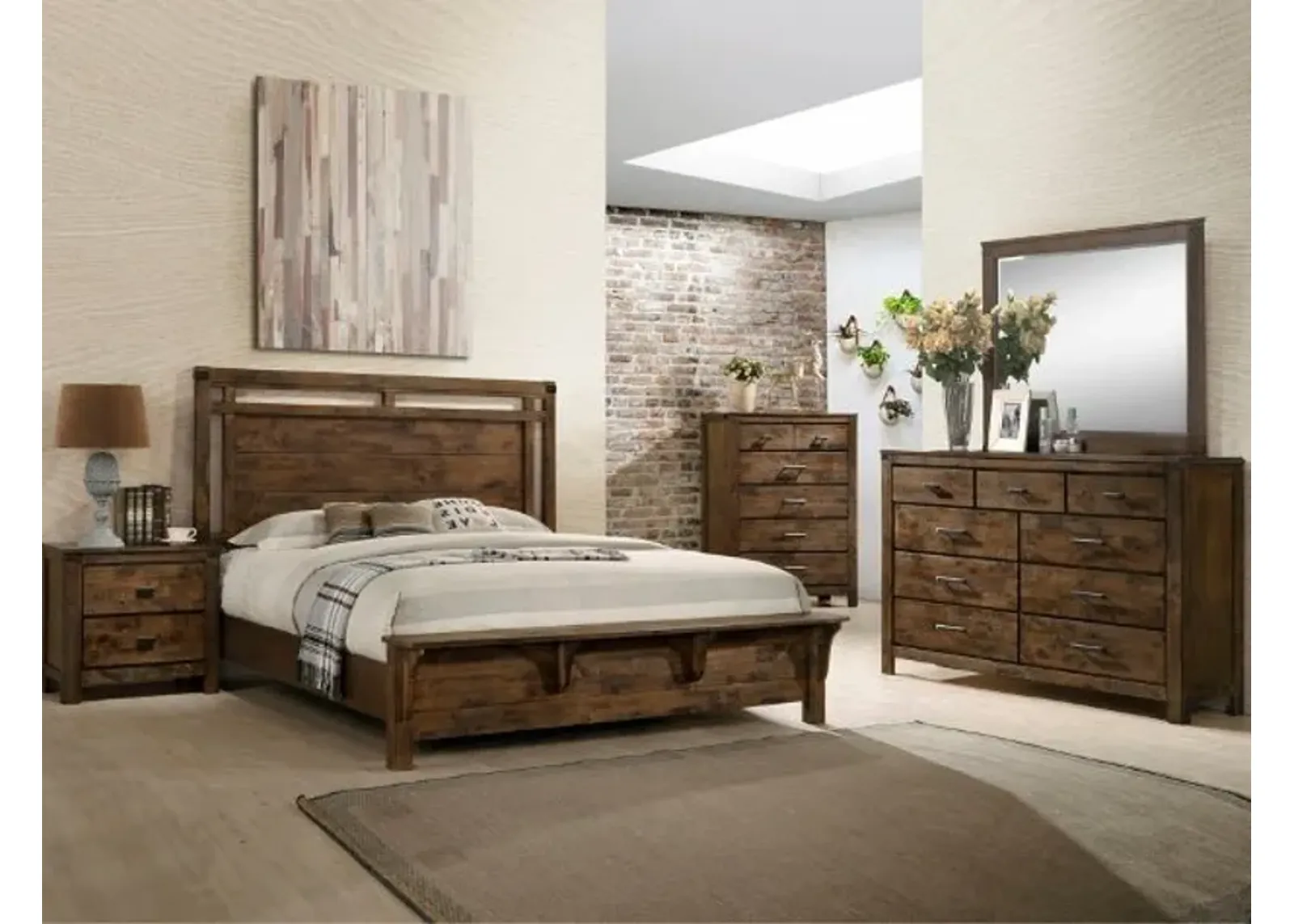 CURTIS 6 PIECE BEDROOM SET - KING/QUEEN