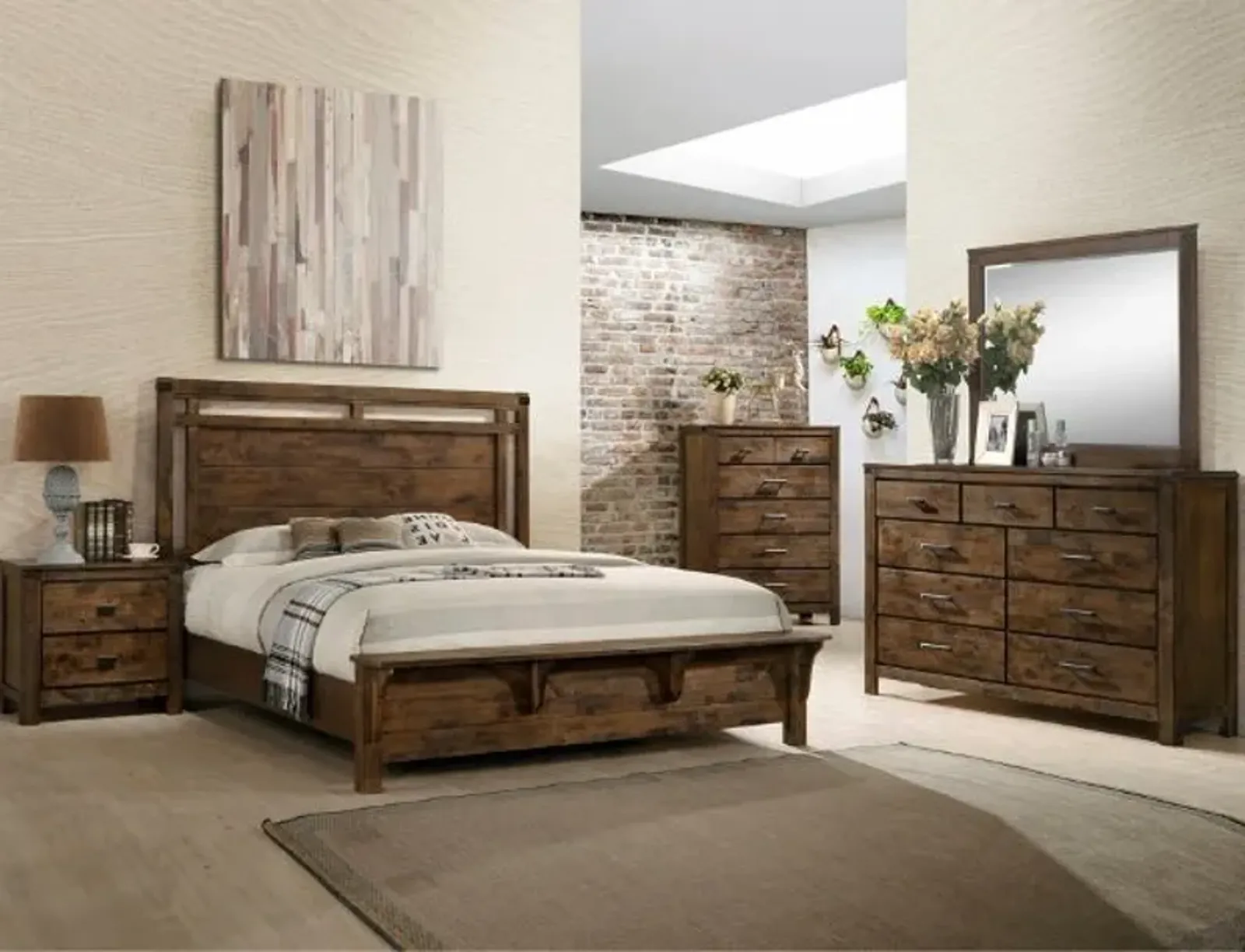 CURTIS 6 PIECE BEDROOM SET - KING/QUEEN