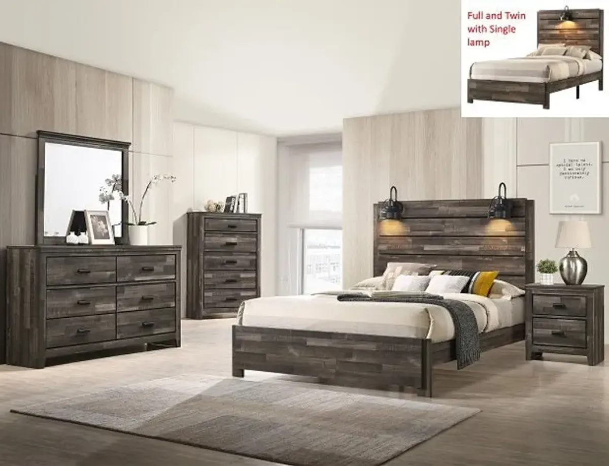 CARTER 6 PIECE BEDROOM SET