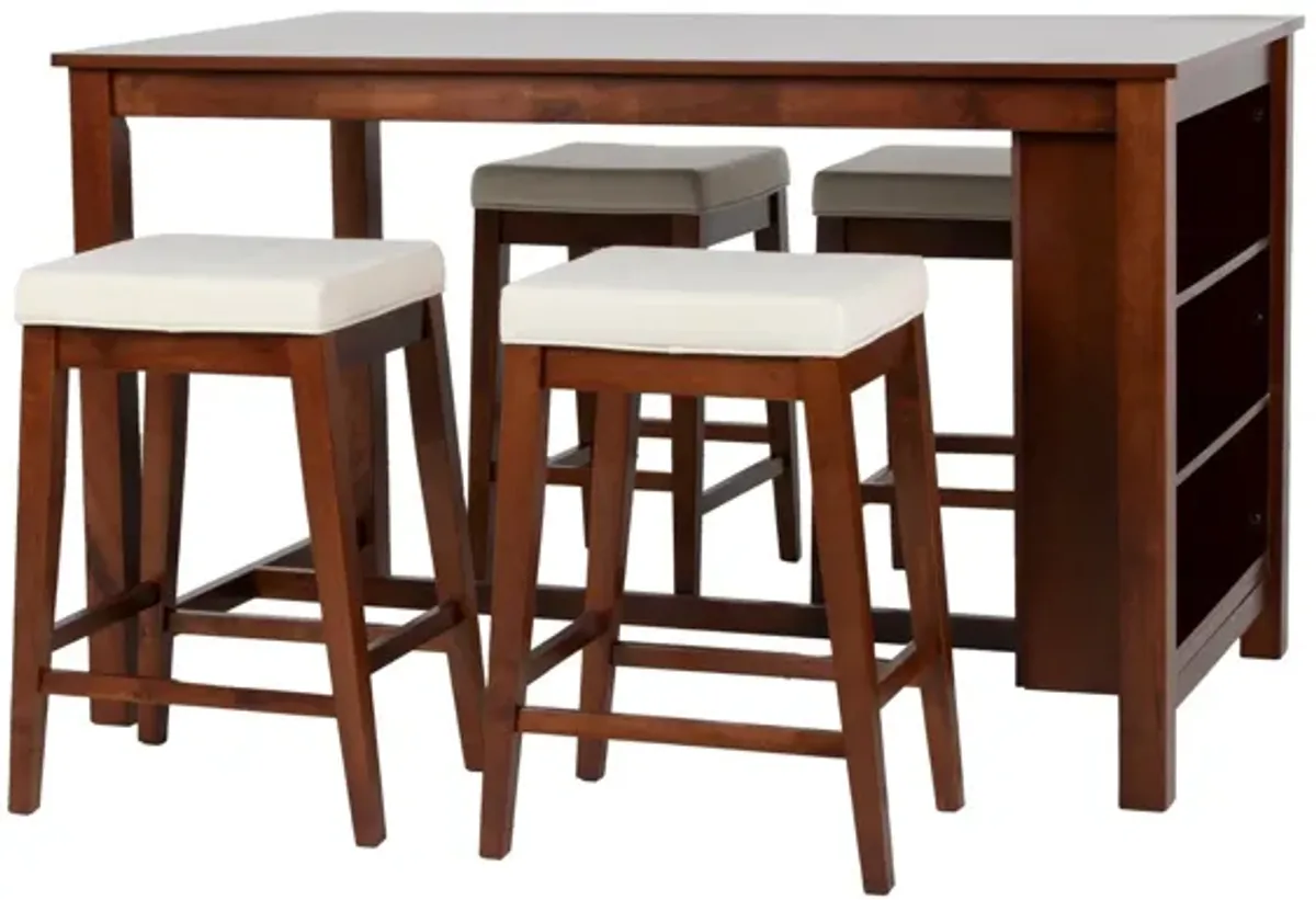 5 Piece Counter Height Dining Room Set