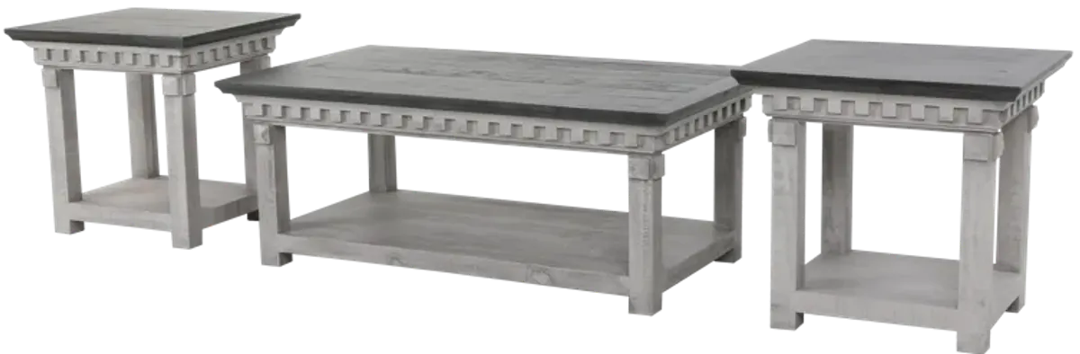 ALAMO 3 PIECE COFFEE TABLE SET