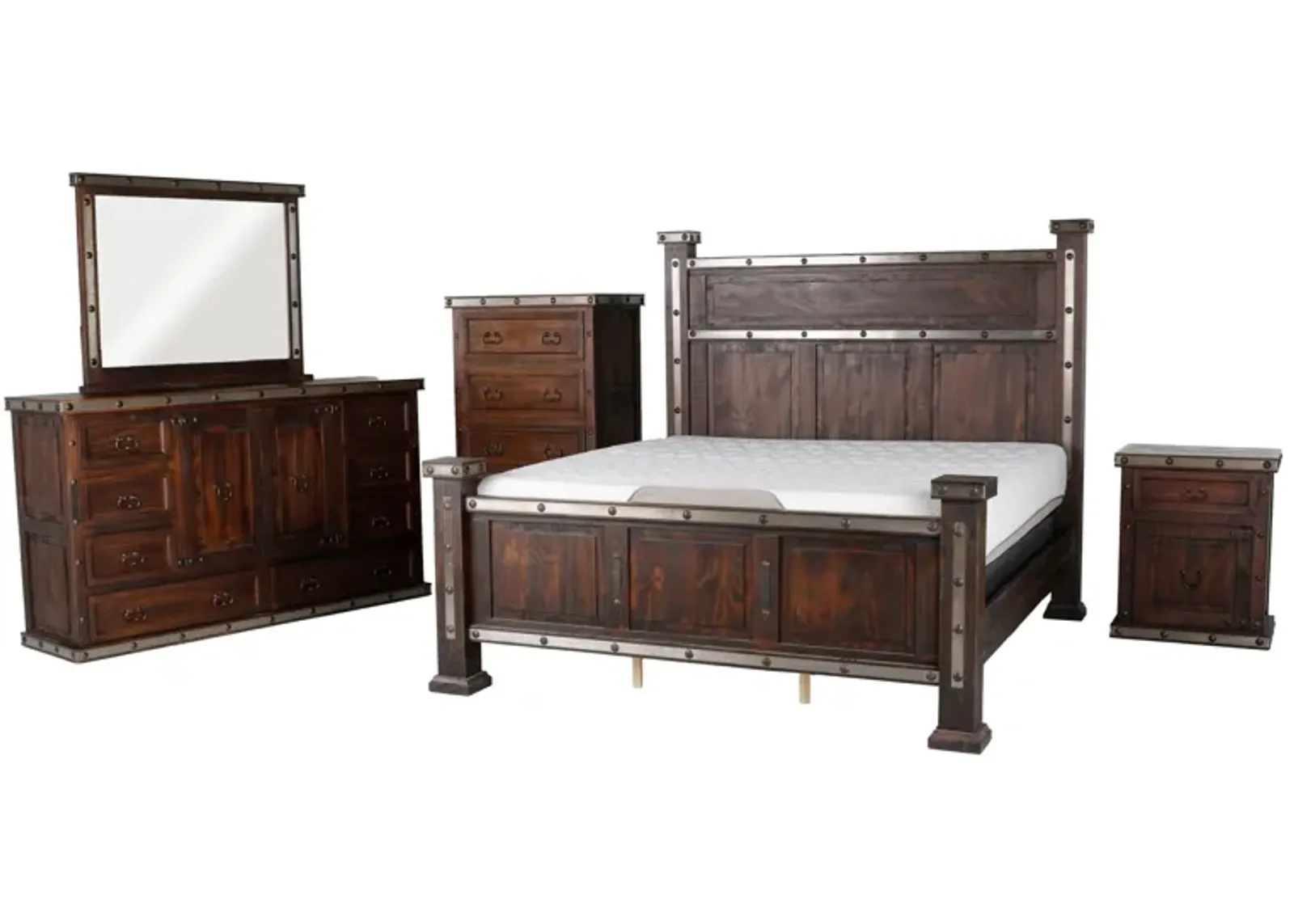 HACIENDA 6 PIECE BEDROOM SET