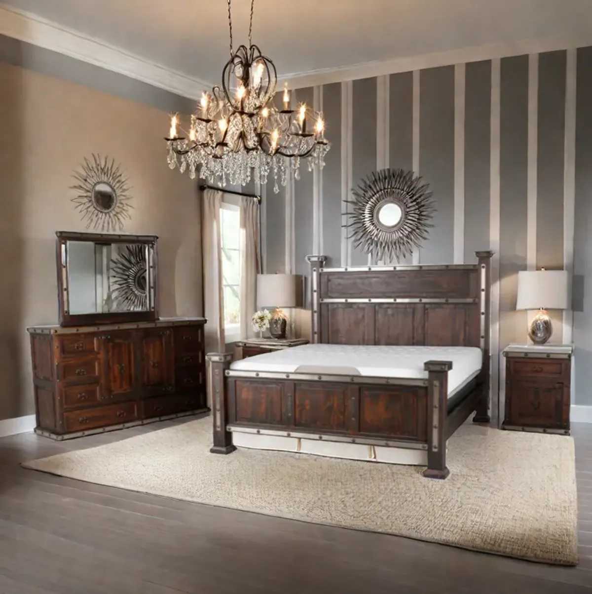 HACIENDA 6 PIECE BEDROOM SET