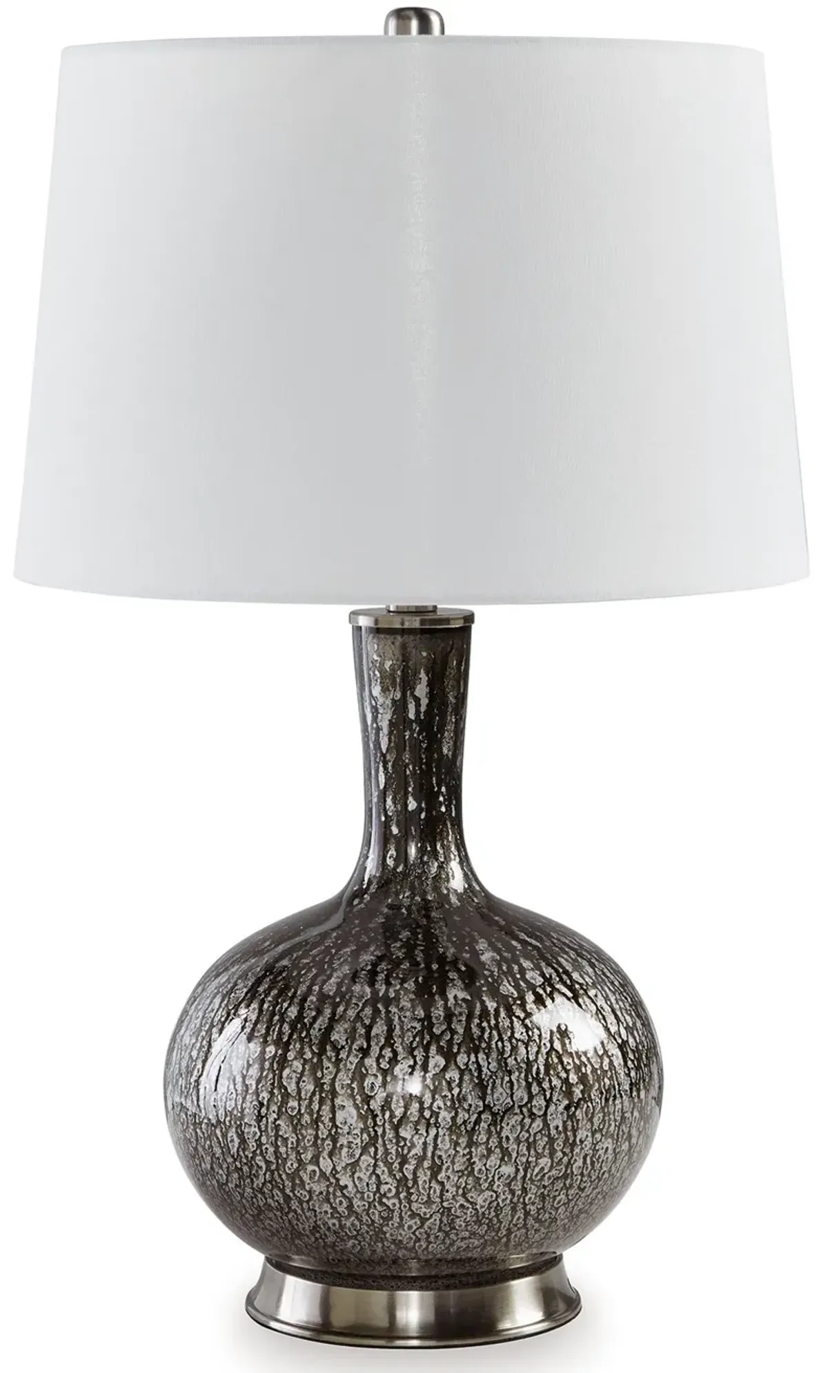 Tenslow - Antique Black - Glass Table Lamp