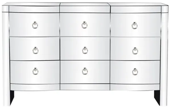 DRESSER AND MIRROR SET