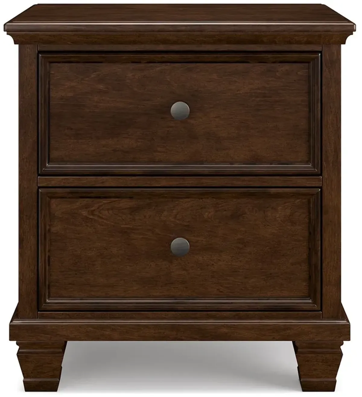 Danabrin - Brown - Two Drawer Nightstand