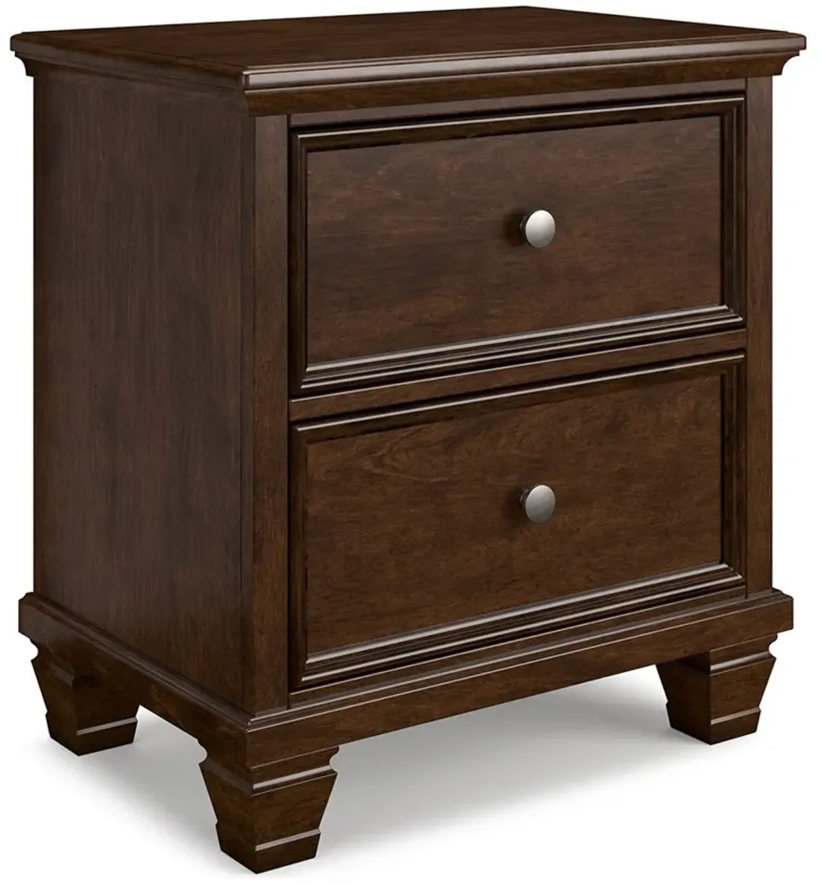 Danabrin - Brown - Two Drawer Nightstand