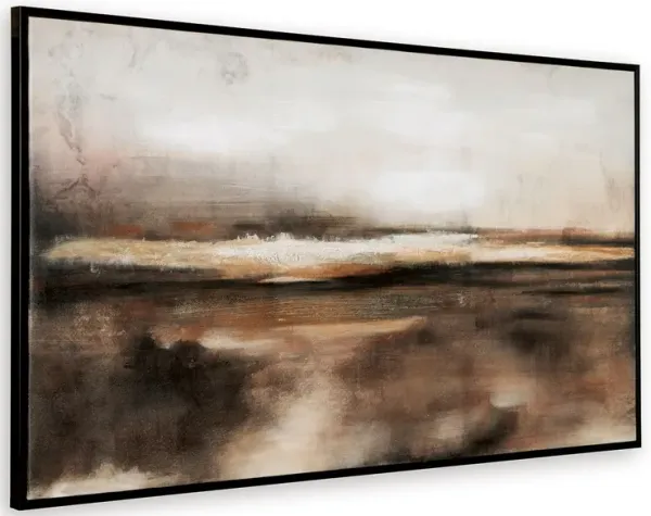 Drewland - Black / Brown / Orange - Wall Art