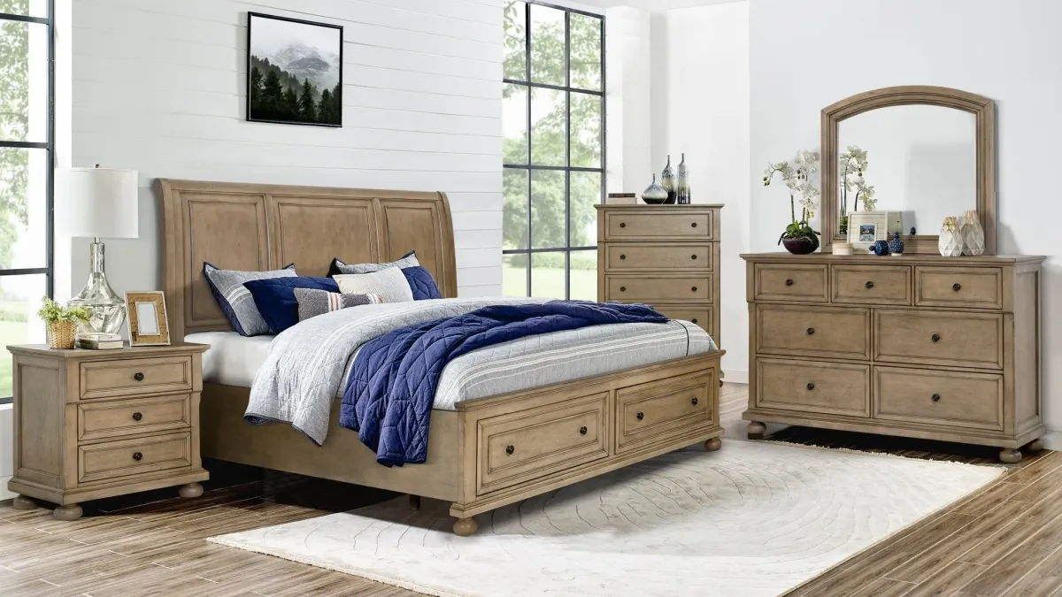 6 PIECE BEDROOM SET