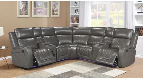 3 PIECE POWER RECLINING SECTIONAL WITH BLUETOOTH SPEAKER