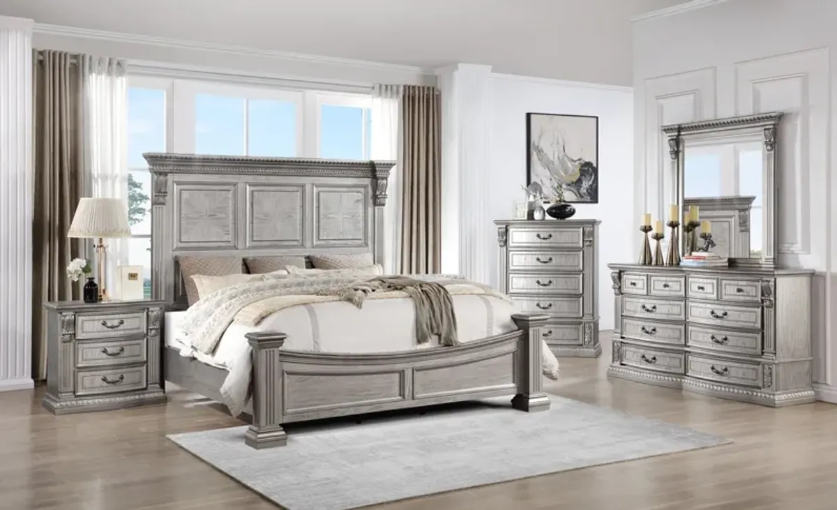 Grand-Platinum 6 PIECE QUEEN BEDROOM SET