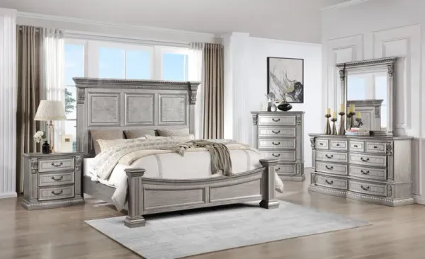 Grand-Platinum 6 PIECE QUEEN BEDROOM SET