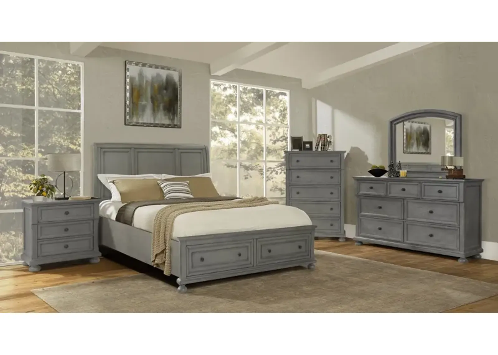 6 PIECE BEDROOM SET