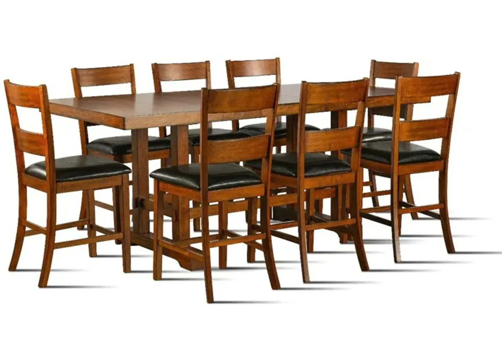 9-Piece Counter Height Dining Table Set