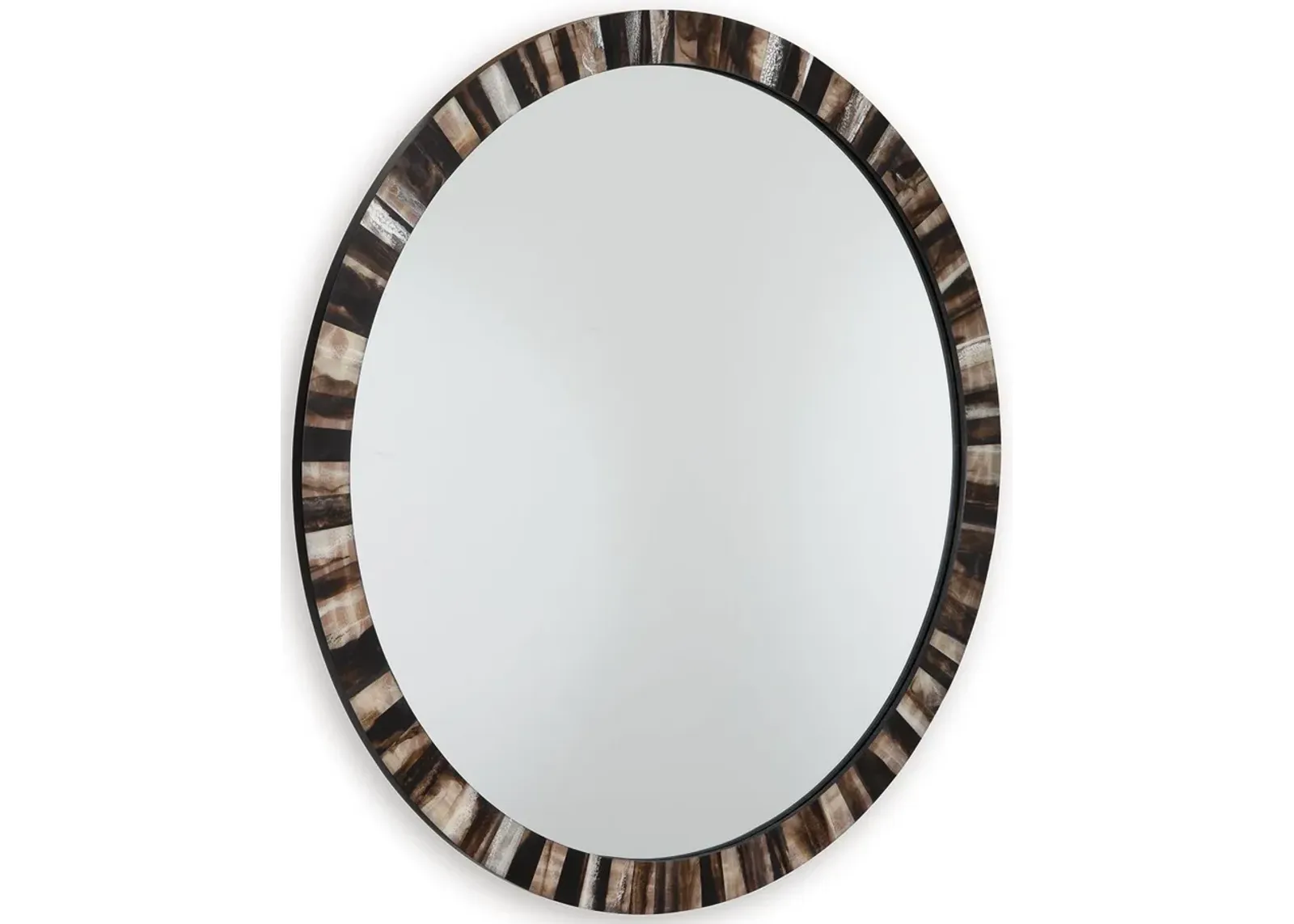 Ellford - Black / Brown / Cream - Accent Mirror