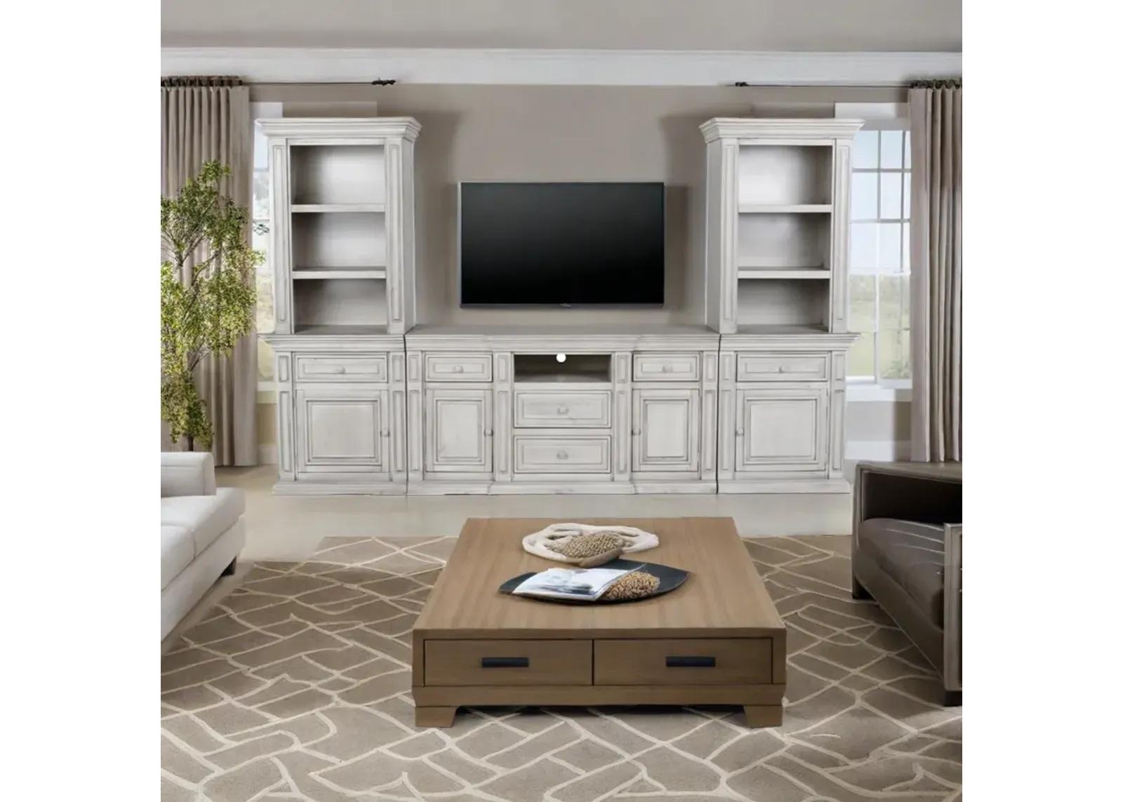 ASPEN / MAGNOLIA 3 PIECE ENTERTAINMENT CENTER