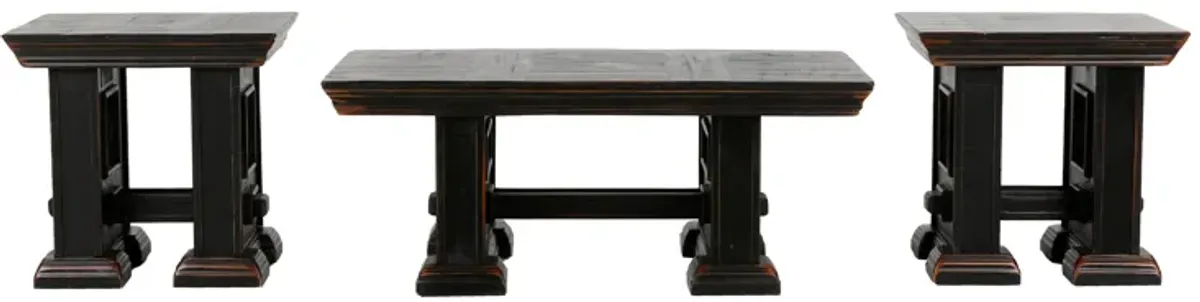 MAGNOLIA / ASPEN 3 PIECE COFFEE TABLE SET