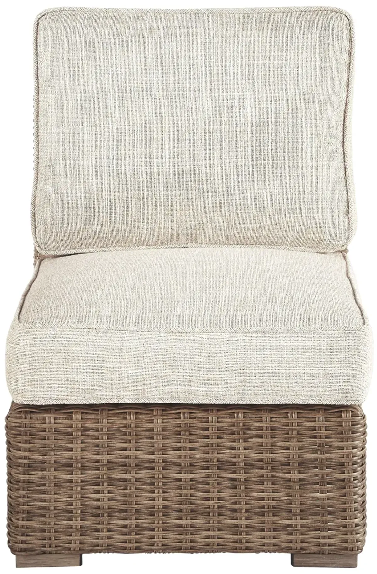 Beachcroft - Beige - Armless Chair W/Cushion