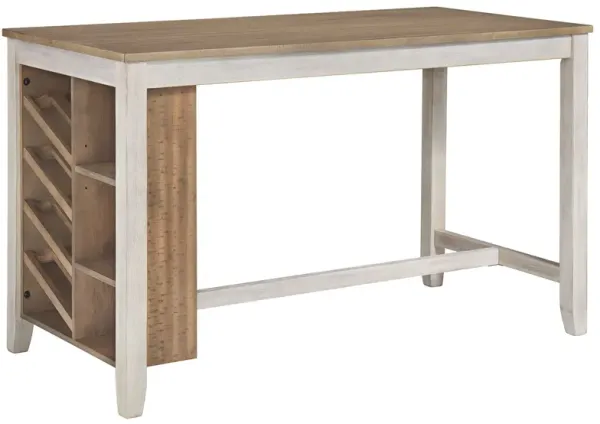 Skempton - White - Rectangular Counter Table With Storage