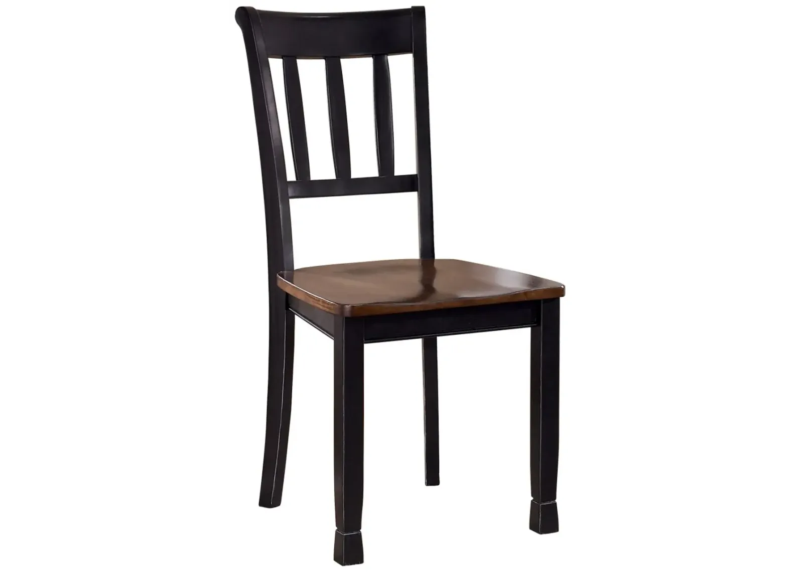 Owingsville - Black / Brown - Dining Room Side Chair (Set of 2)