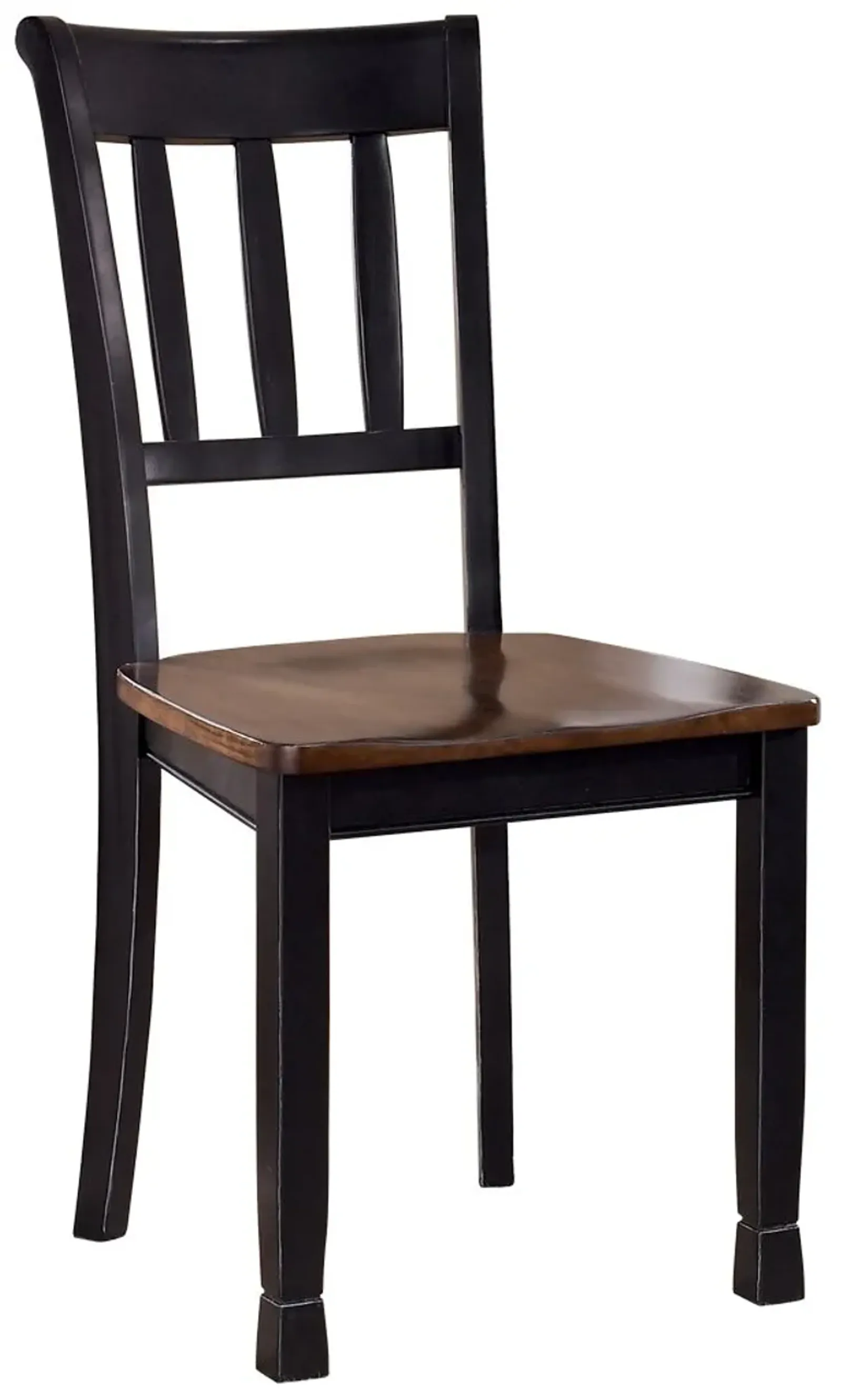 Owingsville - Black / Brown - Dining Room Side Chair (Set of 2)