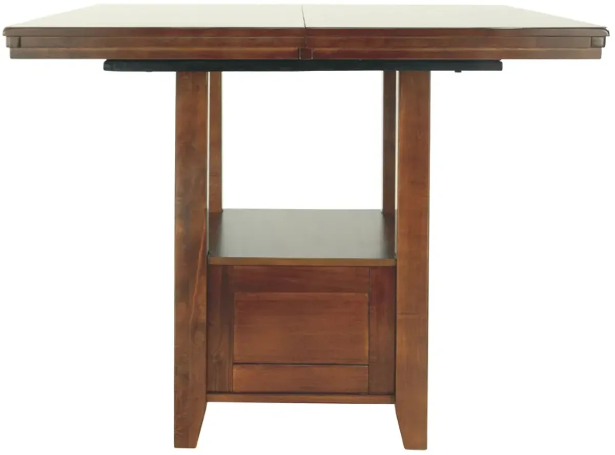 Ralene - Medium Brown - Rectangular Dining Room Counter Extension Table