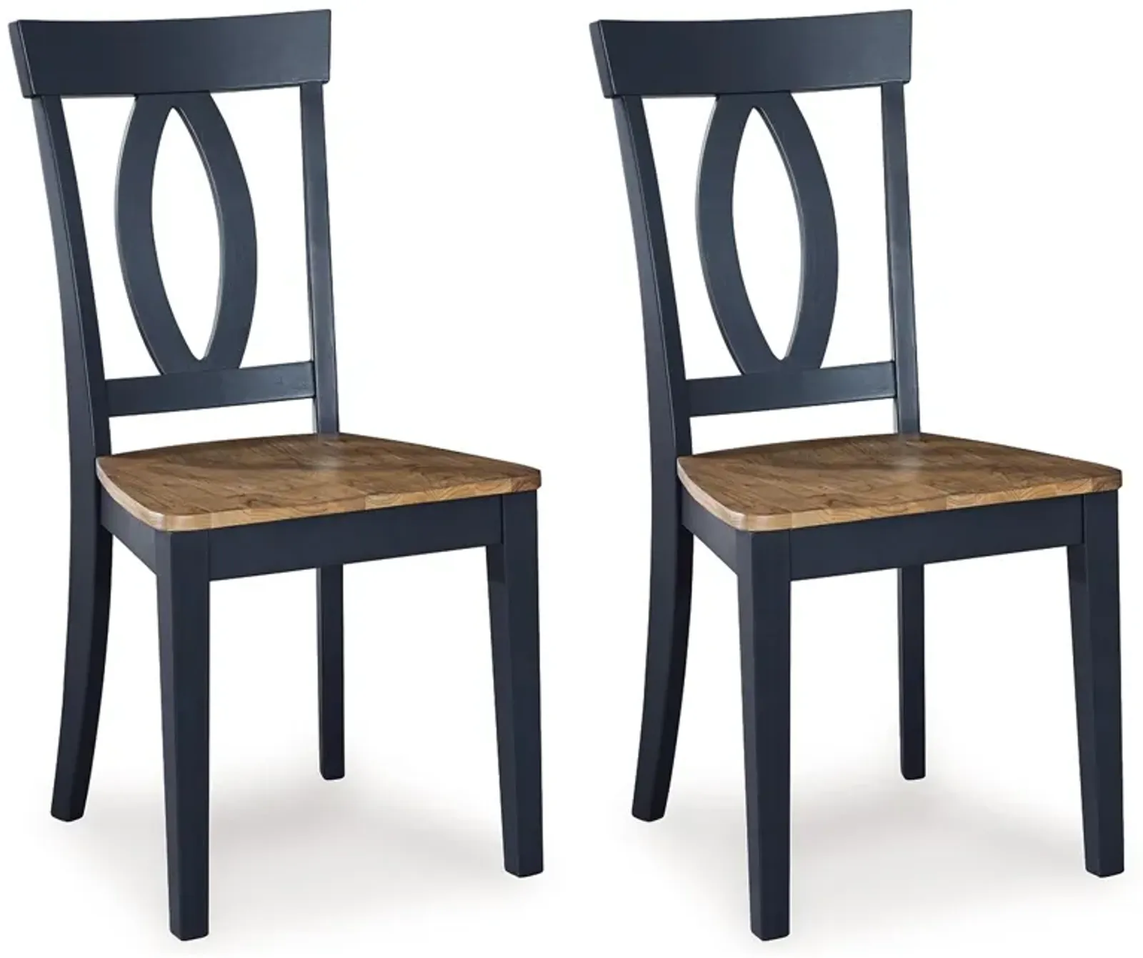 Landocken - Brown / Blue - Dining Room Side Chair (Set of 2)