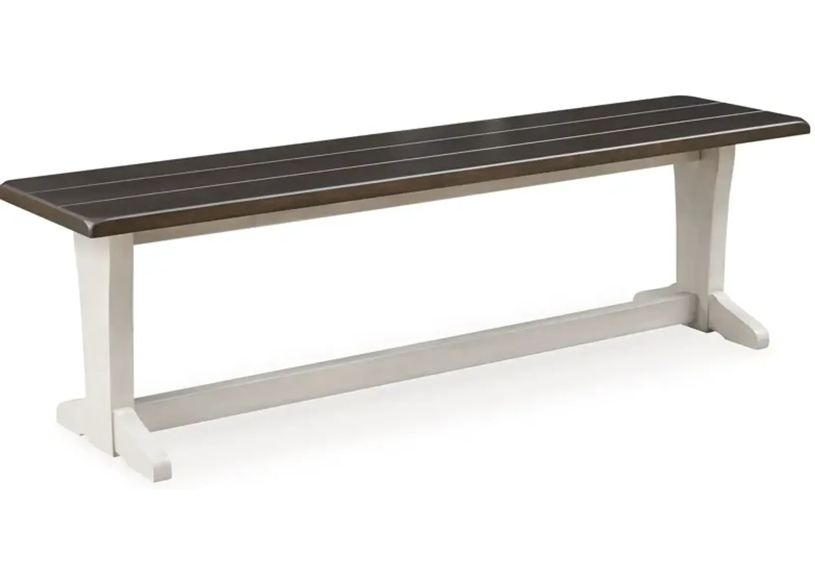 Darborn - Gray / Brown - Large Dining Room Bench