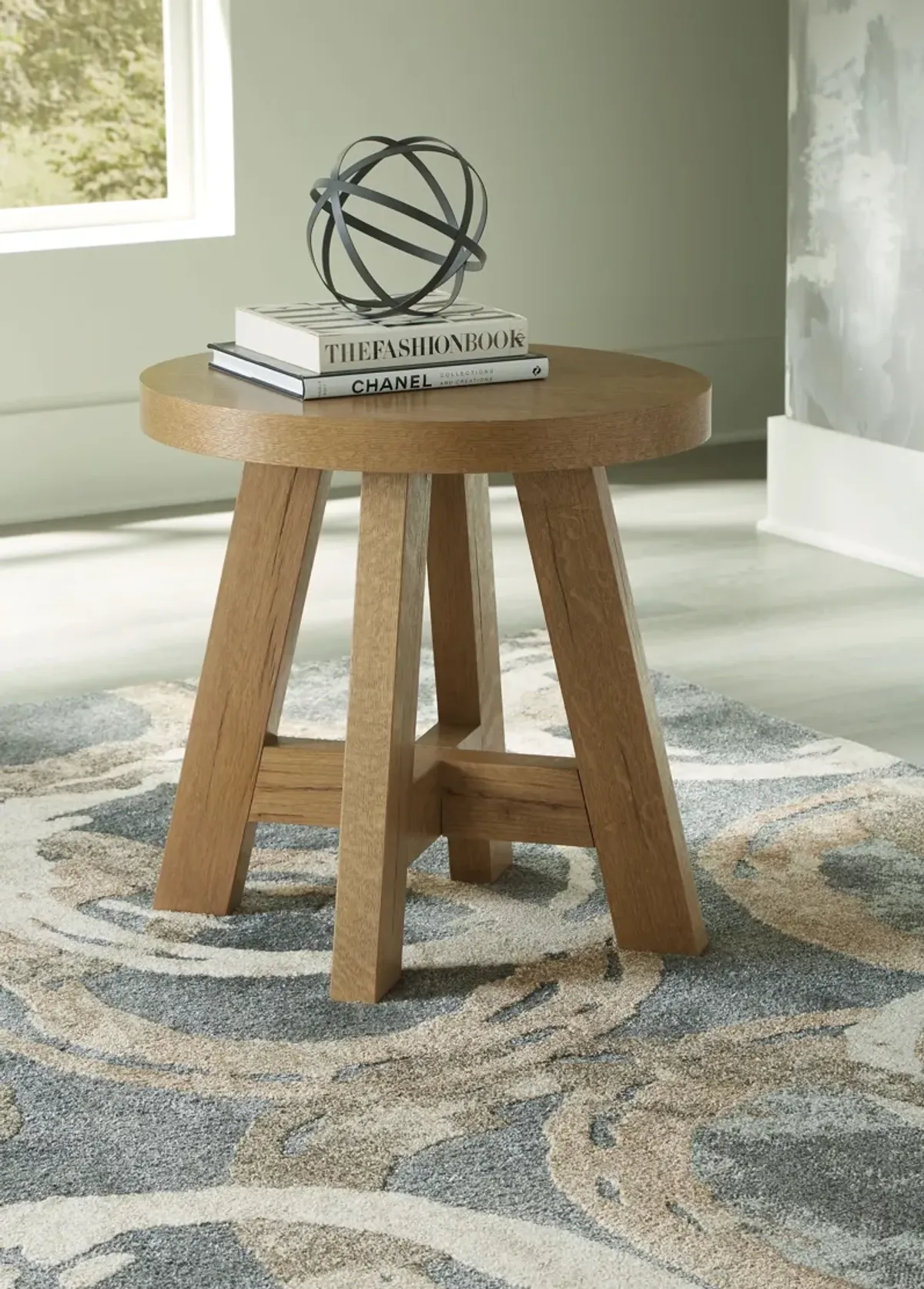 Brinstead - Light Brown - Oval End Table