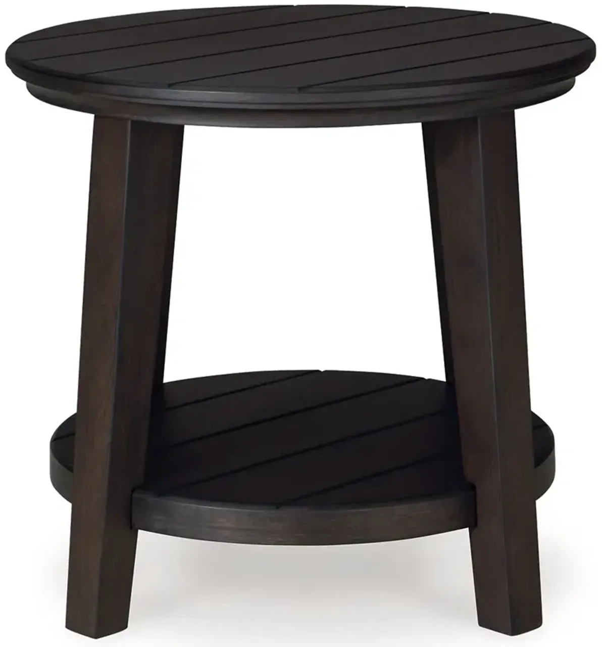 Celamar - Dark Brown - Round End Table