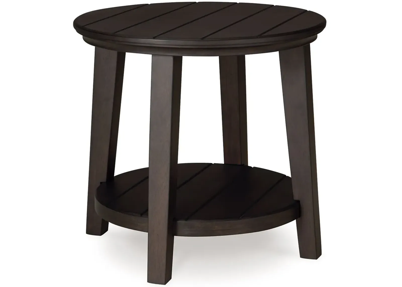 Celamar - Dark Brown - Round End Table