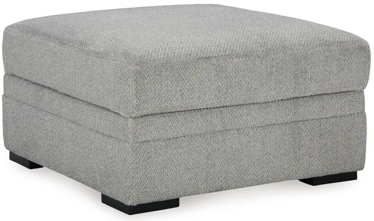 Casselbury - Cement - Ottoman With Storage