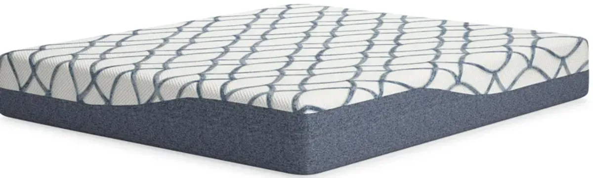 12 Inch Chime Elite 2.0 - White / Blue - California King Mattress