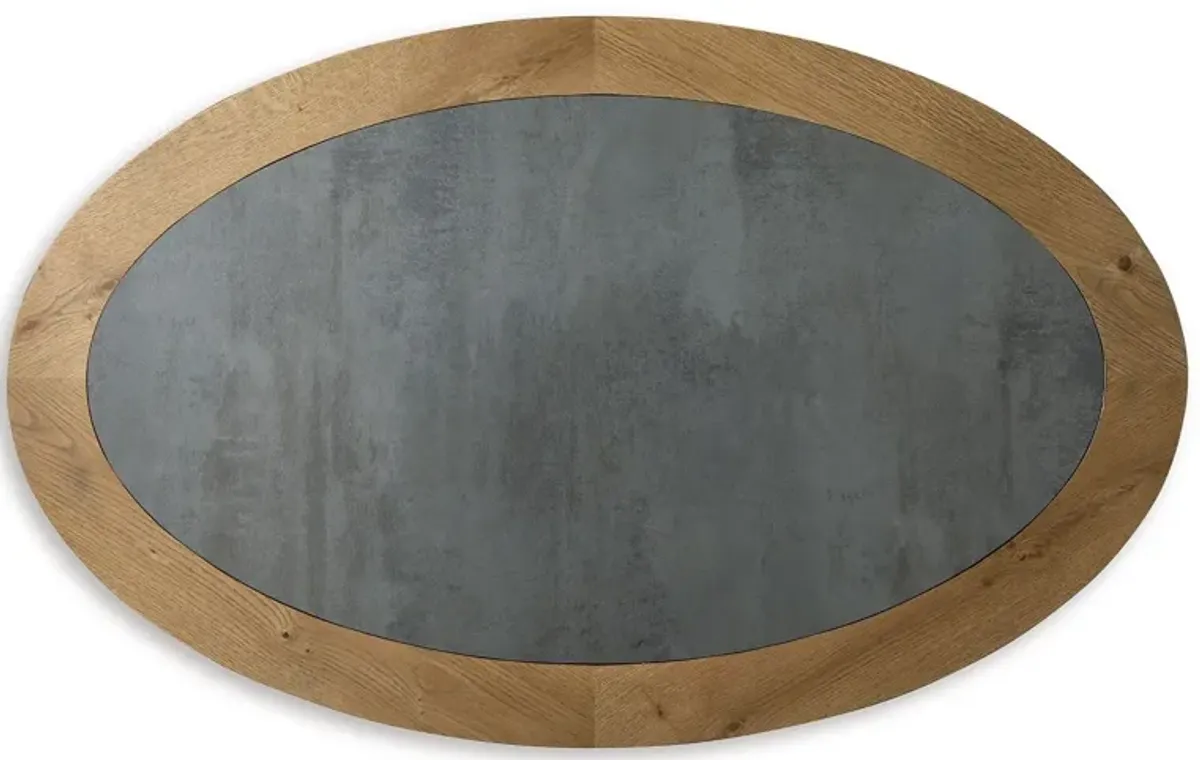 Brinstead - Light Brown - Oval Cocktail Table