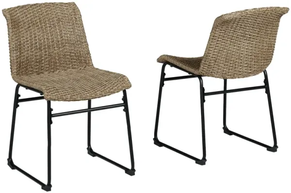 Amaris - Chair (Set of 2) - Brown / Black
