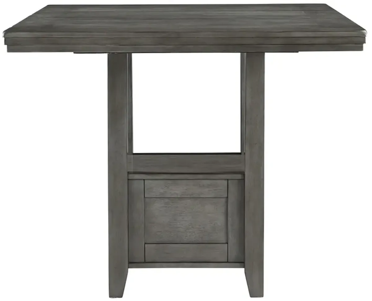 Hallanden - Gray - Rectangular Dining Room Counter Extension Table