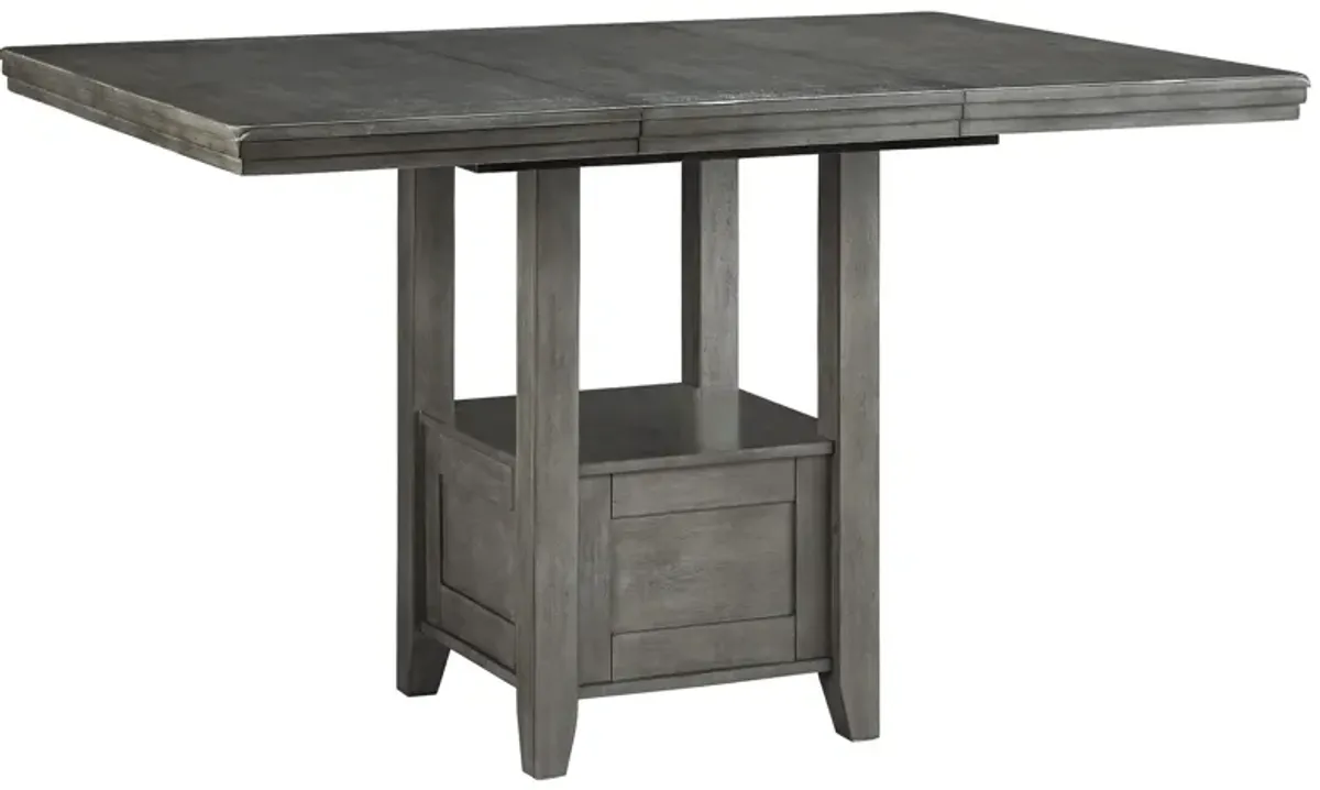 Hallanden - Rectangular Dining Room Counter Extension Table - Gray