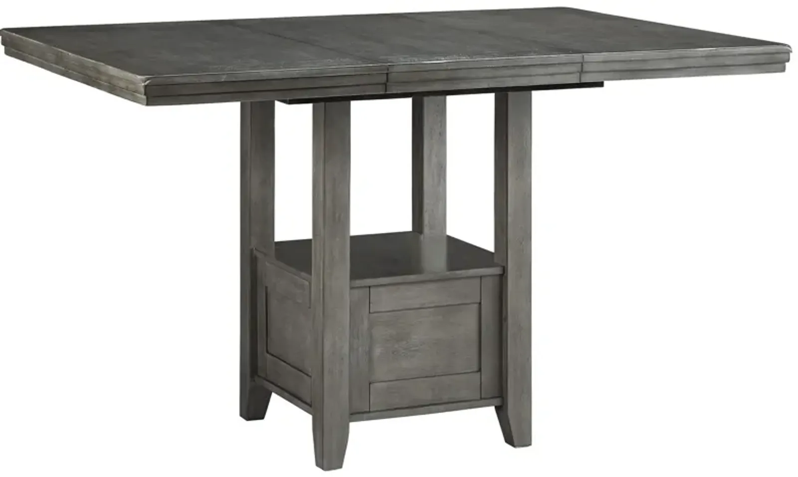 Hallanden - Gray - Rectangular Dining Room Counter Extension Table