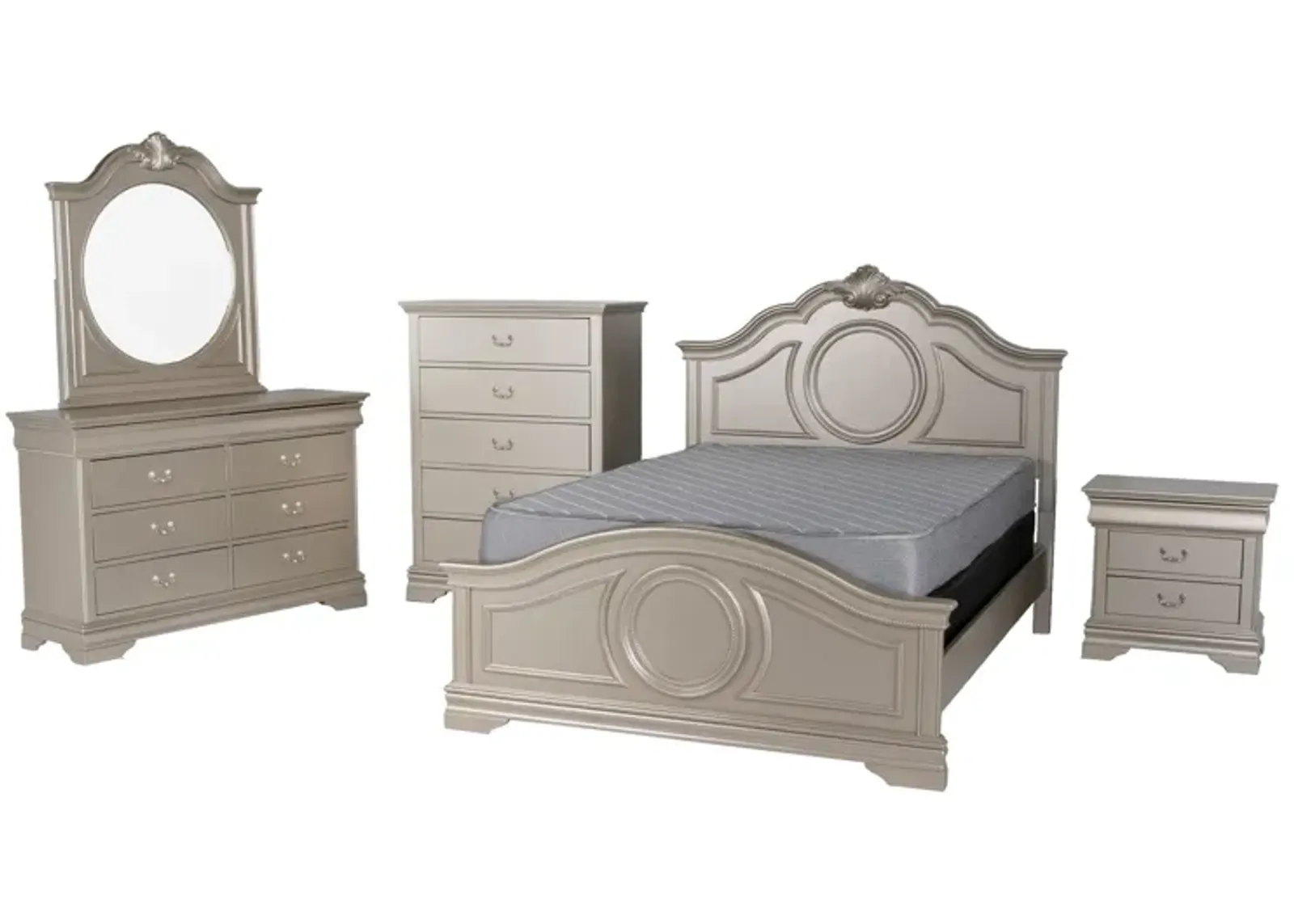 6 PIECE TWIN BEDROOM SET