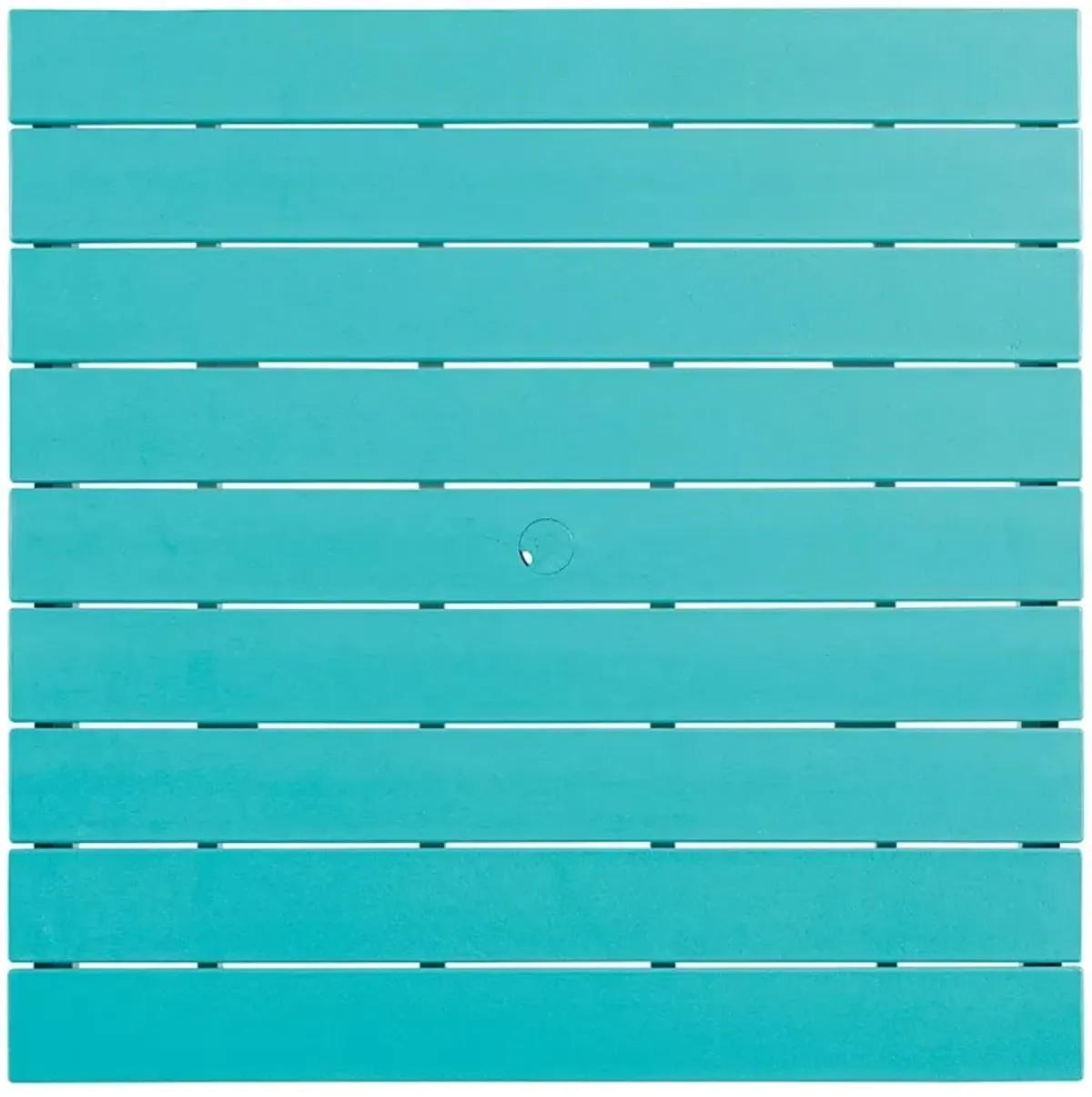 Eisely - Turquoise / White - Square Counter Tbl W/Umb Opt