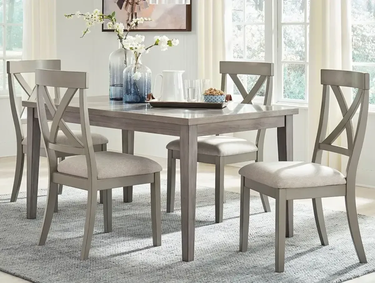 Parellen - Gray - Rectangular Dining Room Table