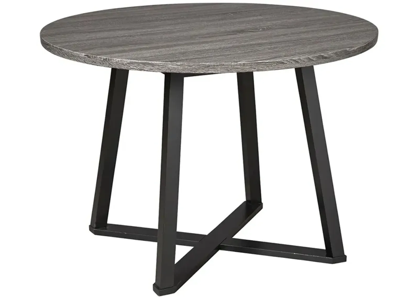 Centiar - Black / Gray - Round Dining Room Table