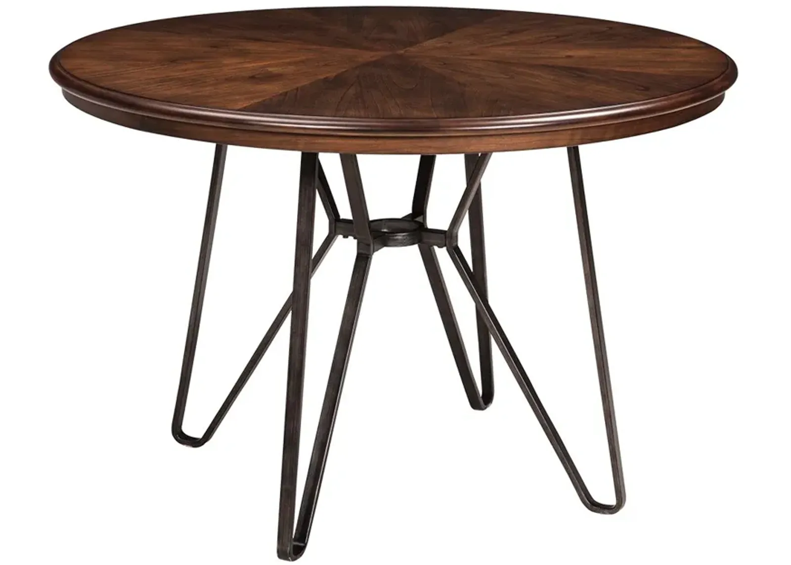 Centiar - Two-tone Brown - Round Dining Room Table